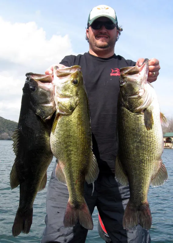 Trophy bass caught on Lake Austin
