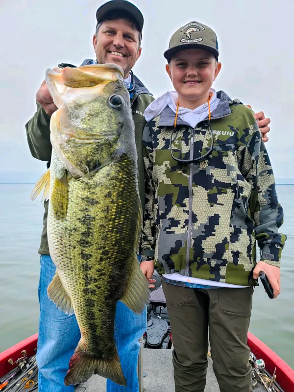 Trophy bass caught on Lake Buchanan