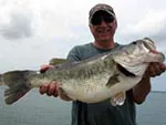 Trophy bass caught on Lake O.H. Ivie