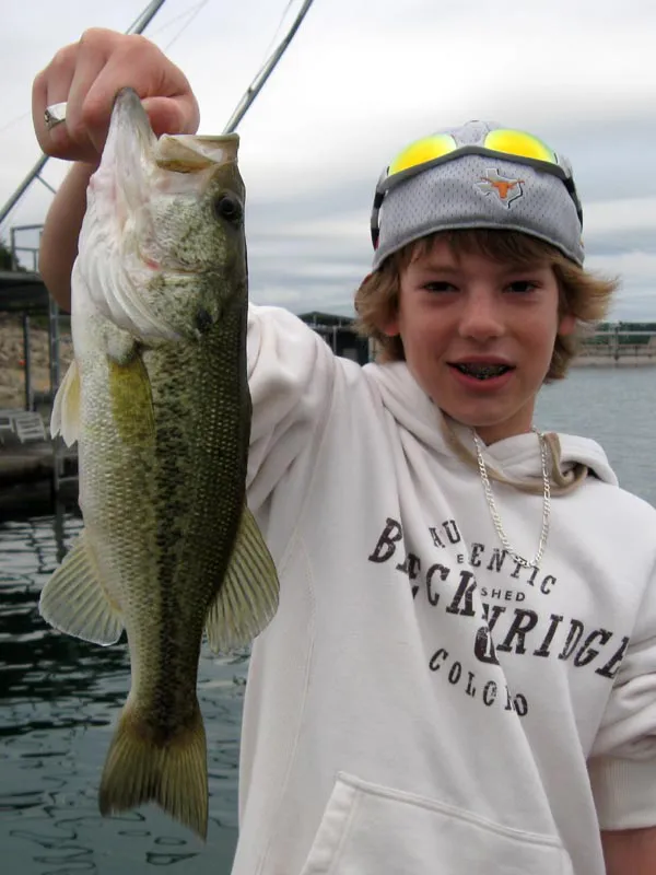 Trophy bass caught on Lake Travis