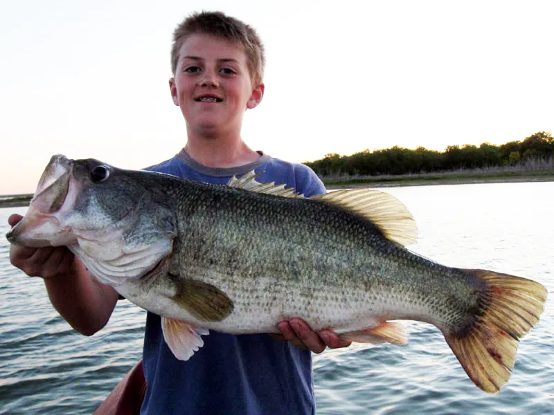 Trophy Texas largemouth bass caught on an all-inclusive Texas Bass Adventures trip